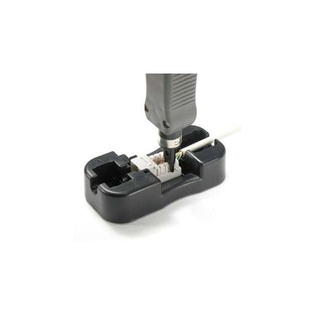 Cable Wholesale Punch Down Stand for RJ45 Keystones, Supports Several Styles including standard, 180 degree, and 3010-00100